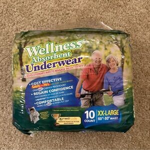 Wellness Absorbent Underwear - XX-Large, Green